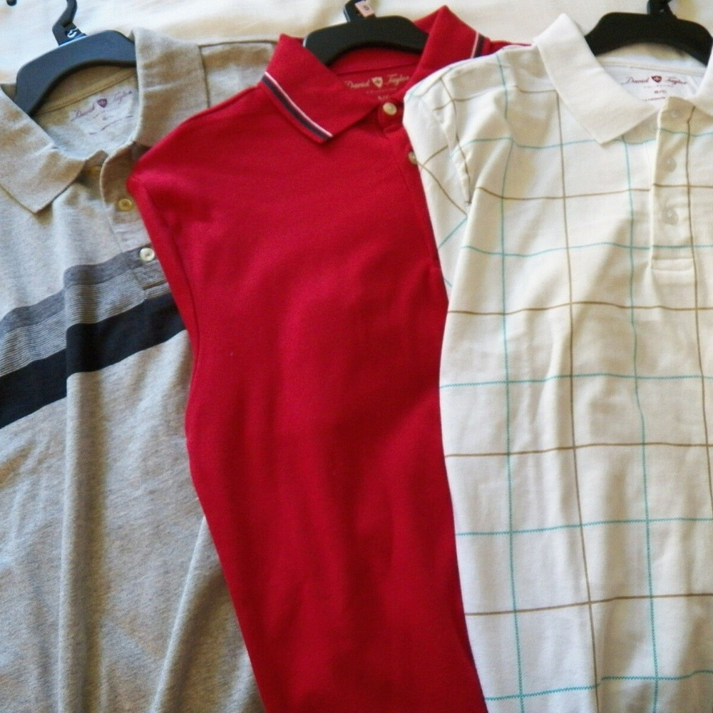 Men's SMALL Polo Casual Golf Shirts x 3